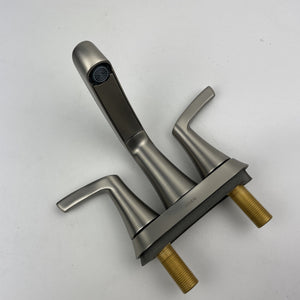 Moen Danika WS84633SRN Spot Resist Brushed Nickel Centerset Pop Up Drain Faucet