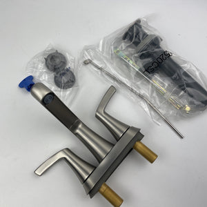 Moen Danika WS84633SRN Spot Resist Brushed Nickel Centerset Pop Up Drain Faucet