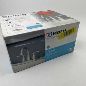 Moen 84128SRN Essie Two-Handle 4 in. Centerset Faucet - Brushed Nickel