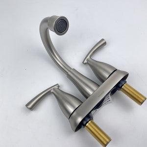 Moen 84128SRN Essie Two-Handle 4 in. Centerset Faucet - Brushed Nickel