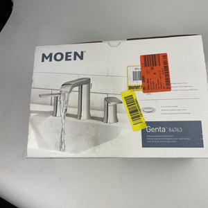 Moen 84763 Genta 8 in. Widespread 2-Handle Bathroom Faucet Chrome Finish