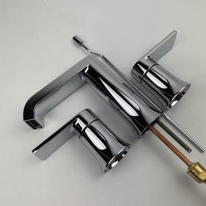 Moen 84763 Genta 8 in. Widespread 2-Handle Bathroom Faucet Chrome Finish