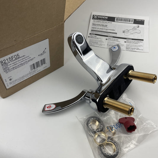 Moen 8215F05 Commercial M-Dura Centerset Bathroom Faucet 4" Wrist Blade Handles