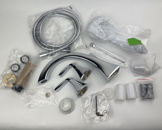 Moen T694 Voss Roman Tub Faucet Trim with Handshower Polished Chrome