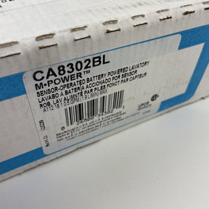 Moen CA8302BL M-Power Sensor Operated Transitional Lavatory Faucet - Matte Black