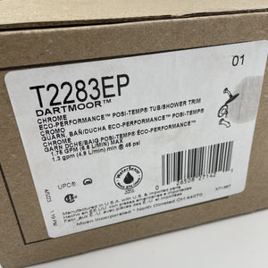Moen T2283EP Dartmoor Tub and Shower Trim Package - Chrome