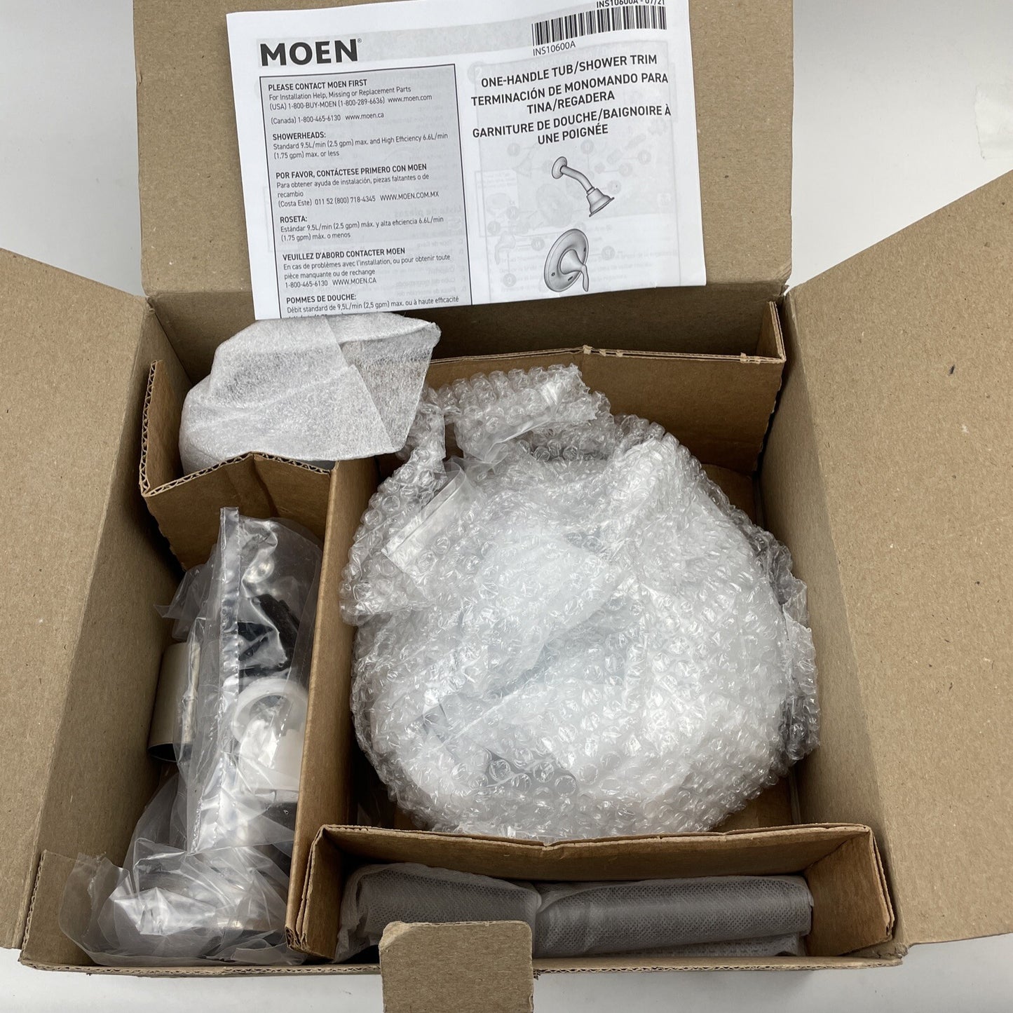 Moen T2283EP Dartmoor Tub and Shower Trim Package - Chrome