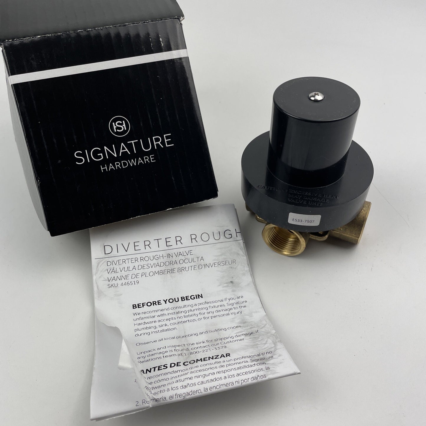 Signature Hardware SH6103 3/4" 6 Way Transfer Valve