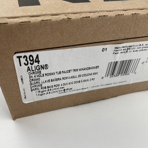 Moen T394 Align 2-Handle Diverter Roman Tub Faucet with Hand Shower Chrome(READ)