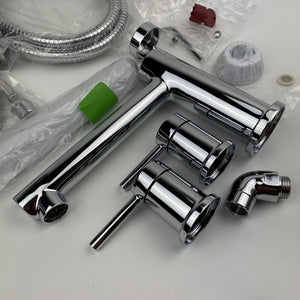 Moen T394 Align 2-Handle Diverter Roman Tub Faucet with Hand Shower Chrome(READ)
