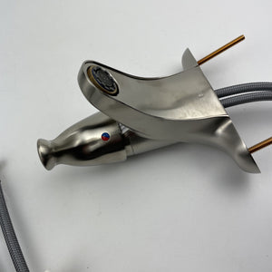 Moen 8437CBN Commercial M-Bition Lavatory Faucet w Drain Classic Brushed Nickel