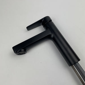 CFG by Moen 40051BL Slate 1-Hole Single-Handle Bathroom Faucet Matte Black