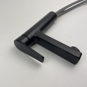 CFG by Moen 40051BL Slate 1-Hole Single-Handle Bathroom Faucet Matte Black