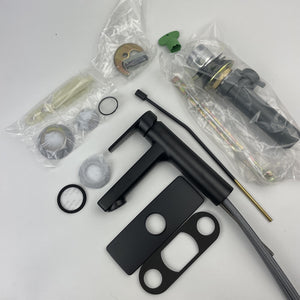 CFG by Moen 40051BL Slate 1-Hole Single-Handle Bathroom Faucet Matte Black