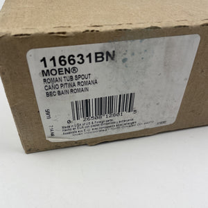 Moen 116631BN Roman Tub Spout Kit Brushed Nickel