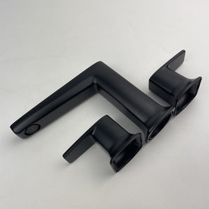 Moen TS8002BLC Via Widespread High Arc Bathroom Faucet in Matte Black / Chrome