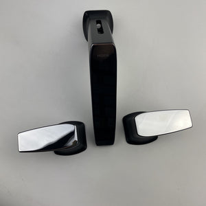 Moen TS8002BLC Via Widespread High Arc Bathroom Faucet in Matte Black / Chrome