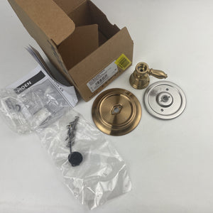 Moen UTS32205BG Weymouth M-Core Single Handle Diverter Valve Trim - Brushed Gold