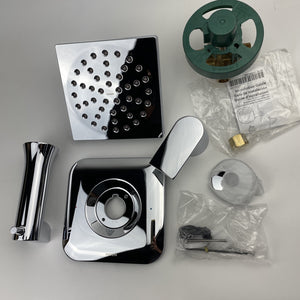 Moen 82760 Genta Single Handle Tub & Shower Faucet Kit - Chrome