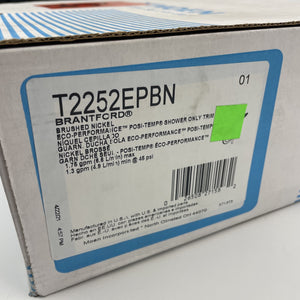 Moen T2252EPBN Brantford Pressure Balanced Shower Trim Package , Brushed Nickel