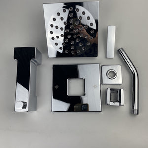 Moen UTS3713 90 Degree M-CORE 3-Series 1-Handle Tub and Shower Trim Kit - Chrome