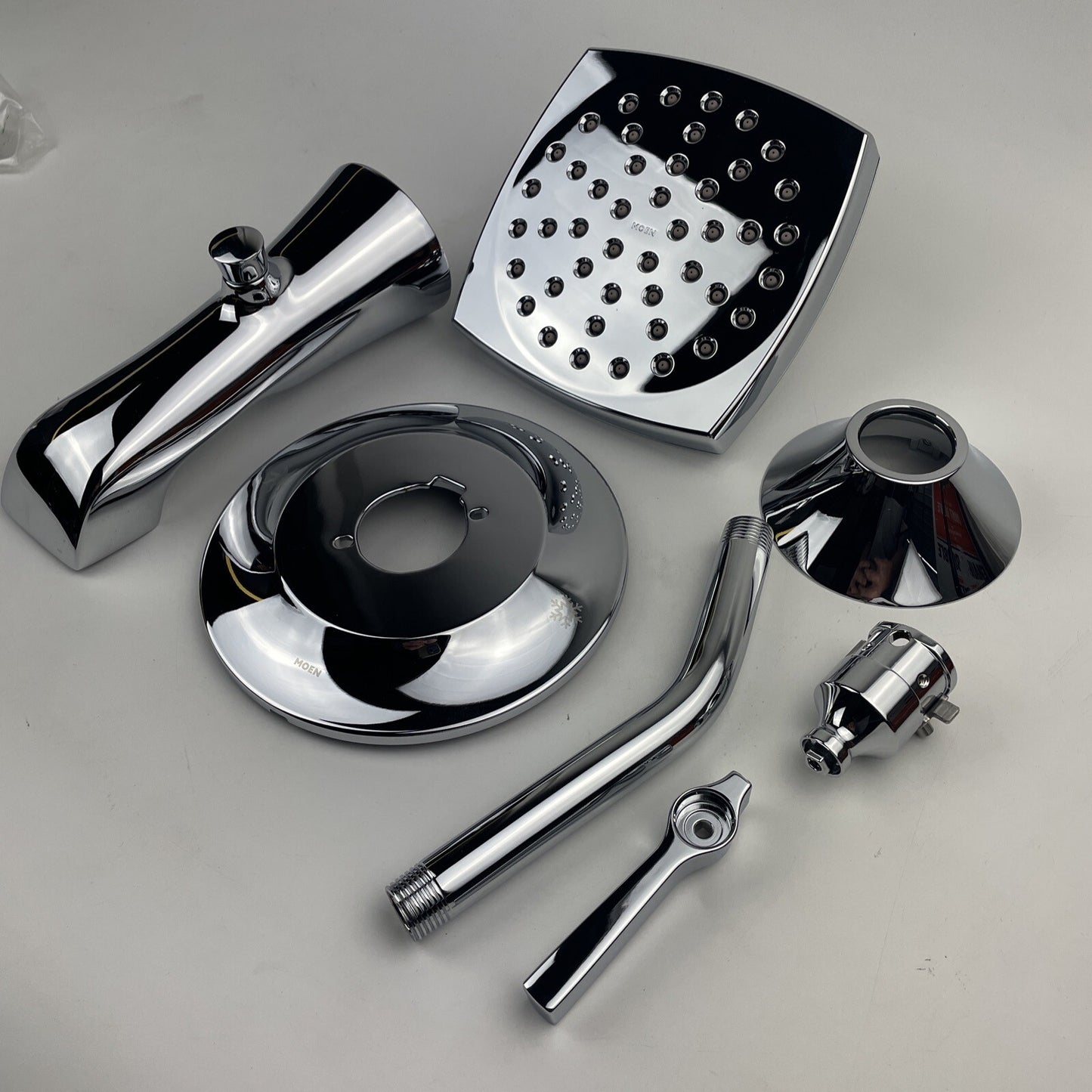 Moen TS2913 Flara Single Handle Pressure Balance Tub and Shower Trim Kit Chrome