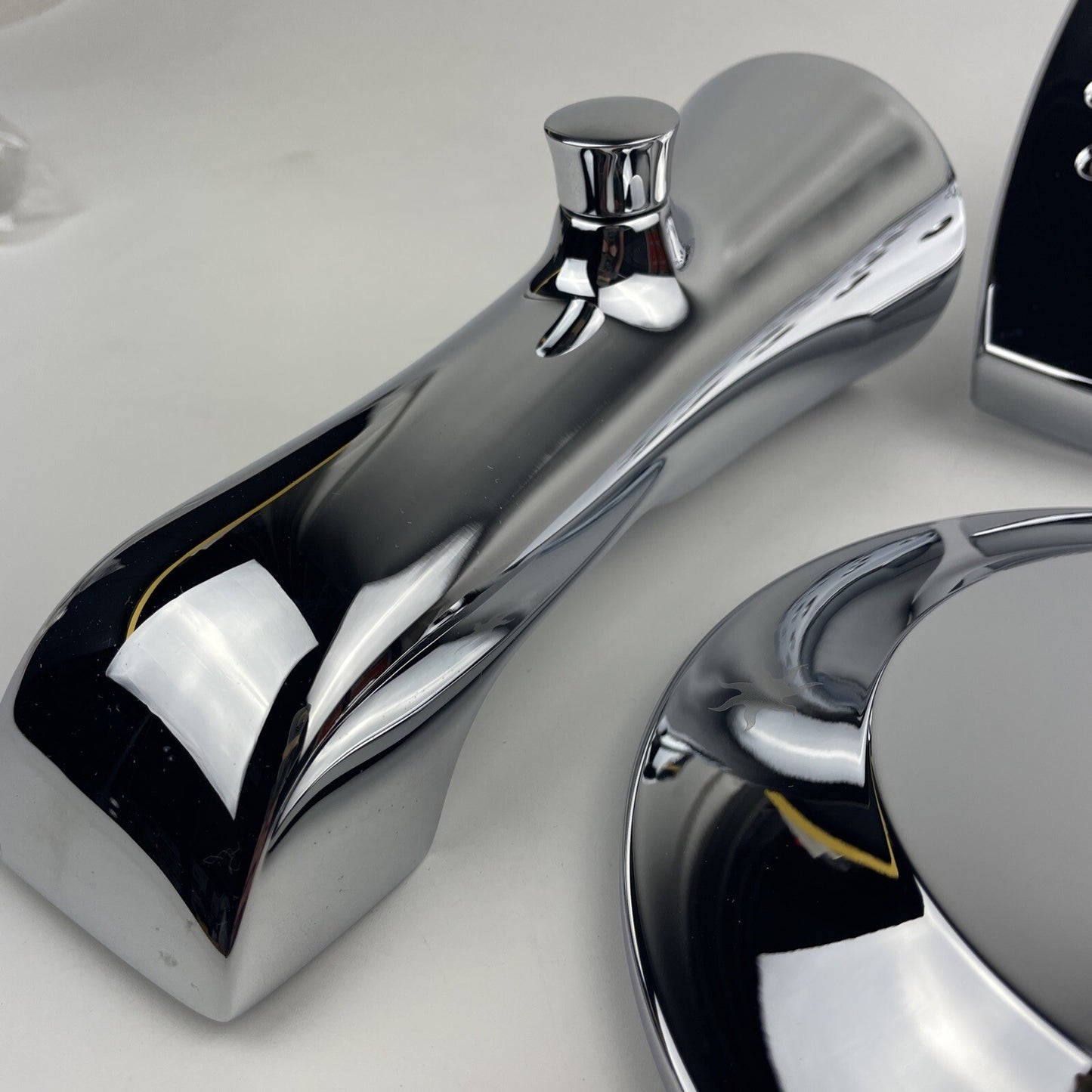 Moen TS2913 Flara Single Handle Pressure Balance Tub and Shower Trim Kit Chrome