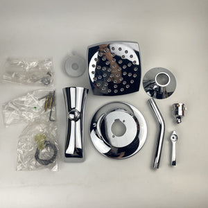Moen TS2913 Flara Single Handle Pressure Balance Tub and Shower Trim Kit Chrome