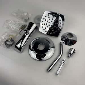 Moen TS2913 Flara Single Handle Pressure Balance Tub and Shower Trim Kit Chrome