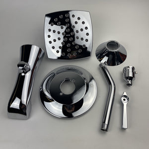 Moen TS2913 Flara Single Handle Pressure Balance Tub and Shower Trim Kit Chrome