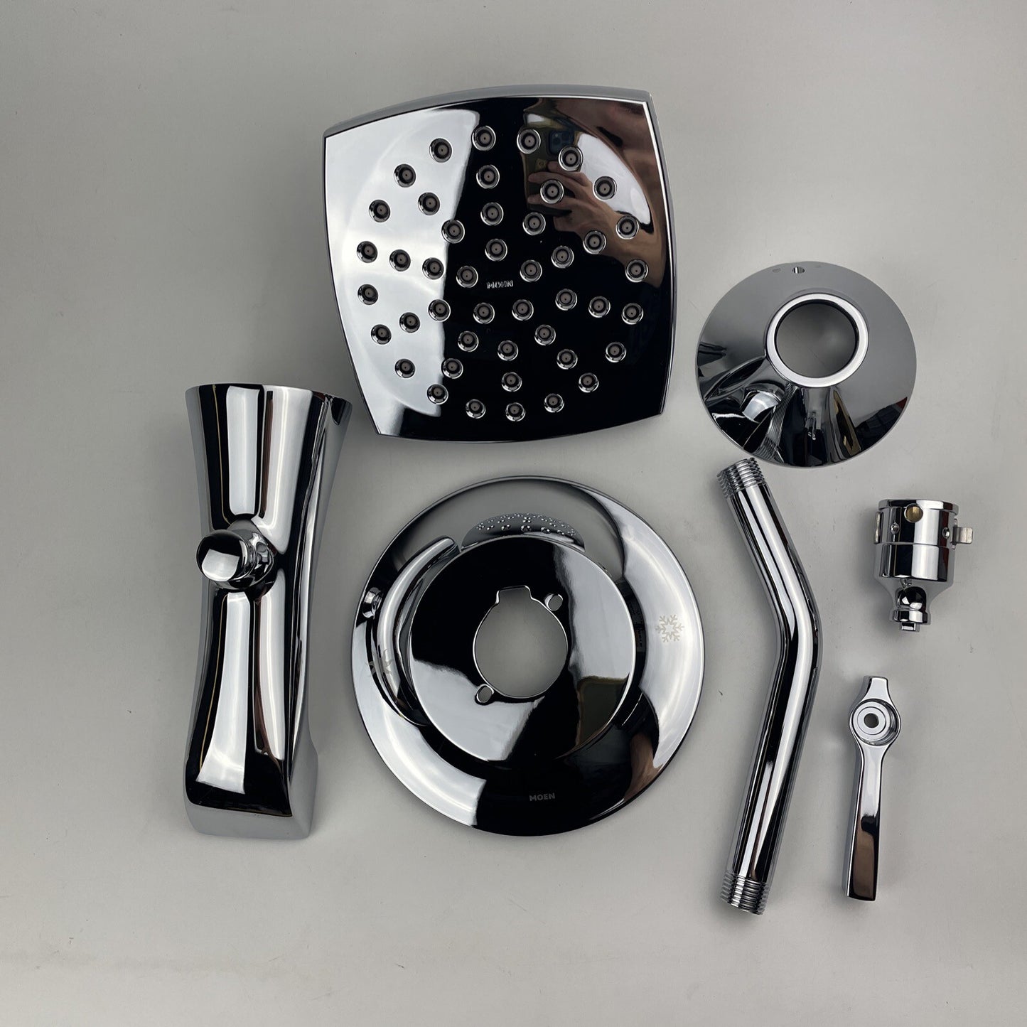 Moen TS2913 Flara Single Handle Pressure Balance Tub and Shower Trim Kit Chrome