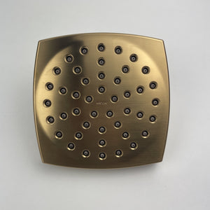 Moen S6365BG Voss 6 Inch Single Function Rainshower Shower Head Brushed Gold