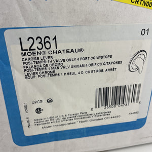 Moen L2361 Chateau 1-Handle Posi-Temp Shower Faucet Trim with Valve - Chrome