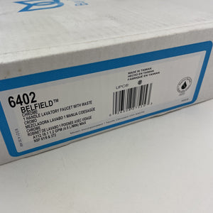 Moen 6402 Belfield One-Handle Bathroom Faucet - Chrome