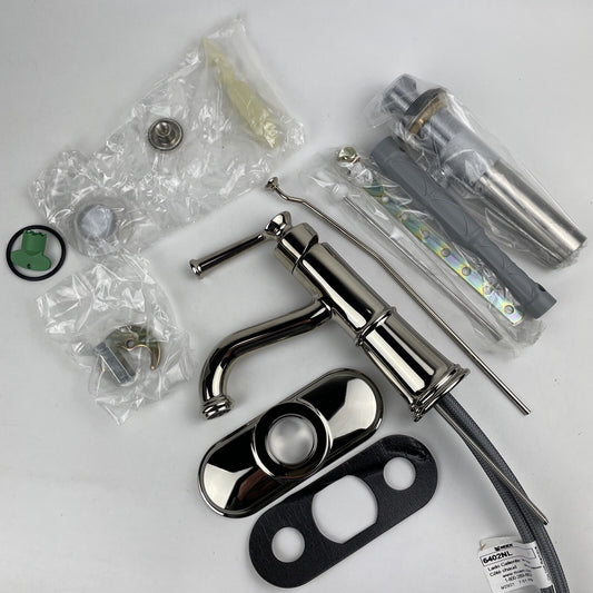 Moen 6402NL Belfield One-Handle Single Hole Bathroom Faucet - Polished Nickel