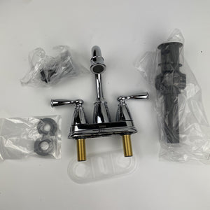 Moen 84943 Banbury 4" Centerset 2-Handle Bathroom Sink Faucet - Chrome