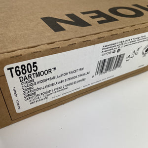 Moen T6805 Dartmoor 2-Handle Widespread Bathroom Faucet - Chrome