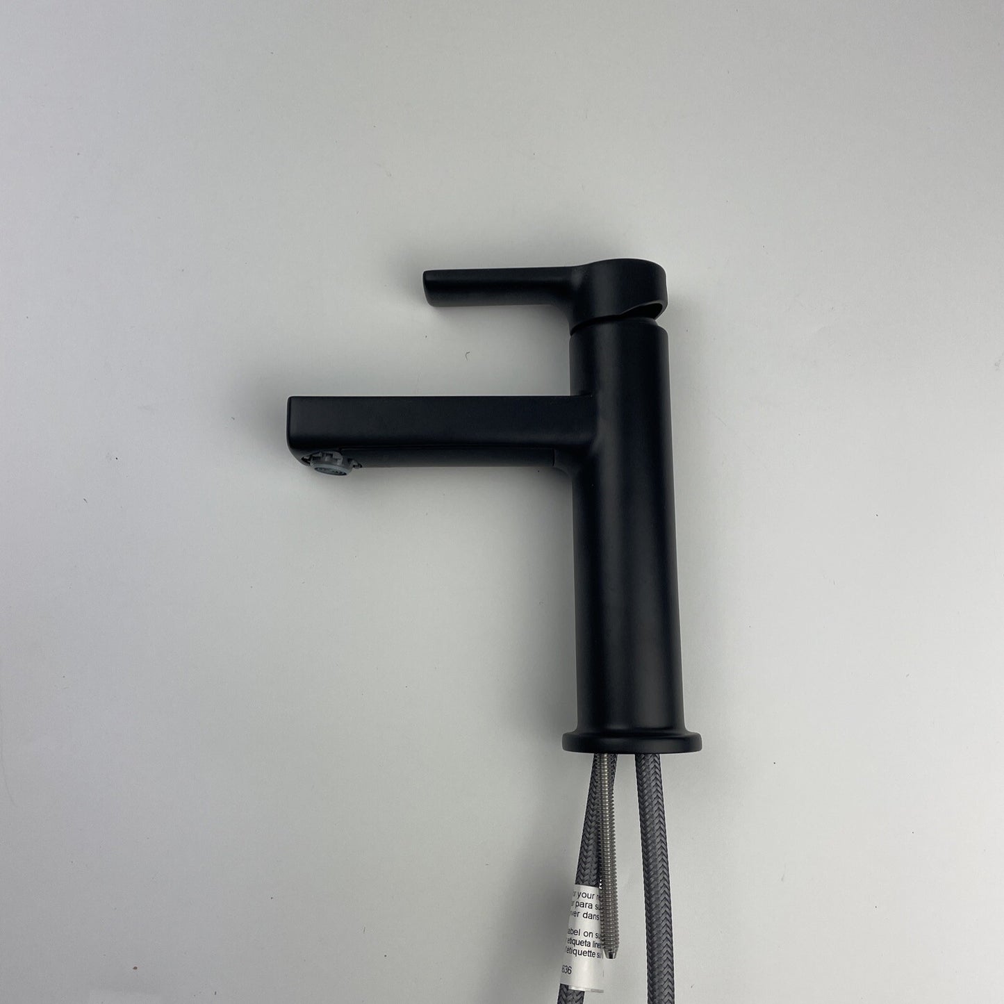 Moen 84627BL Rinza Single-Handle High Arc Bathroom Faucet - Matte Black