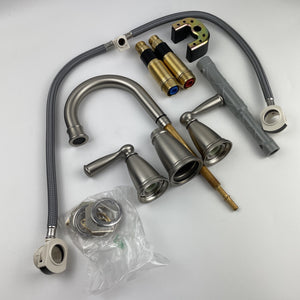 Moen 84947SRN Banbury Two-Handle Widespread Bathroom Sink Faucet Brushed Nickel