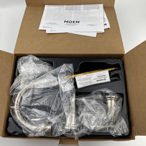 Moen 84947SRN Banbury Two-Handle Widespread Bathroom Sink Faucet Brushed Nickel