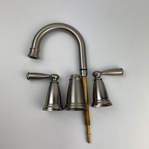 Moen 84947SRN Banbury Two-Handle Widespread Bathroom Sink Faucet Brushed Nickel