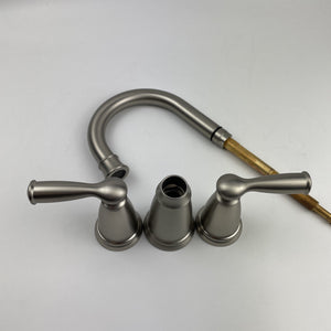 Moen 84947SRN Banbury Two-Handle Widespread Bathroom Sink Faucet Brushed Nickel