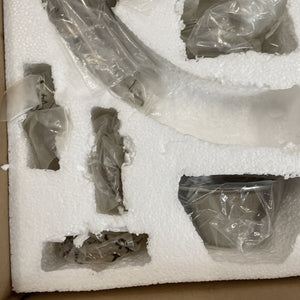 Elegant Lighting 1130D17-GT/RC Geneva 4 Light 17"W Crystal - Nickel