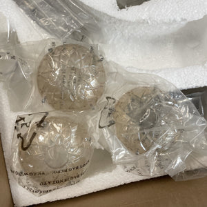 Elegant Lighting 1130D17-GT/RC Geneva 4 Light 17"W Crystal - Nickel