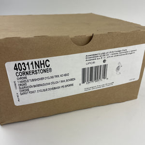 Moen CFG 40311NHC Cornerstone Cycling Tub & Shower Trim Kit - Chrome