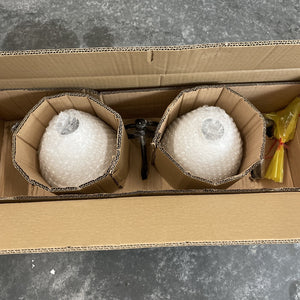 Golden Lighting 3602-BA3-BLK Duncan 3 Light 25"W Bathroom Vanity - White