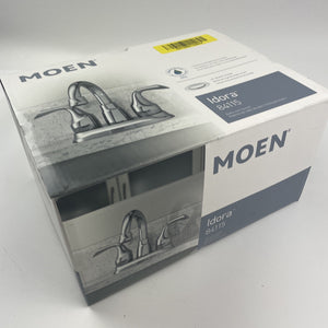 Moen 84115 Idora 4 in. Centerset 2-Handle Bathroom Faucet - Chrome