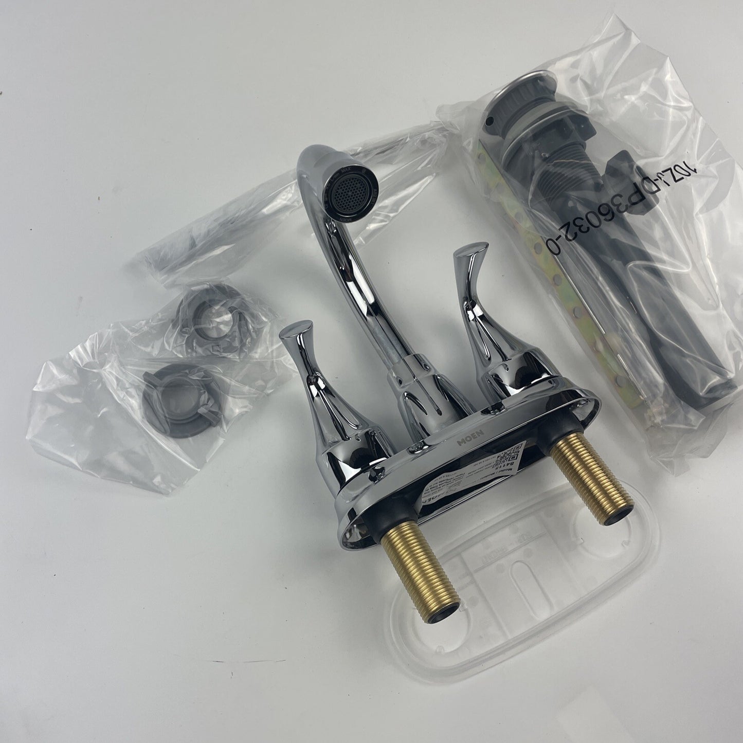 Moen 84115 Idora 4 in. Centerset 2-Handle Bathroom Faucet - Chrome