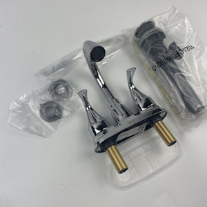 Moen 84115 Idora 4 in. Centerset 2-Handle Bathroom Faucet - Chrome