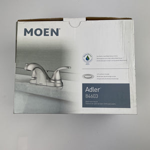 Moen 84603 Adler 2-Handle Low-Arc Centerset Bathroom Sink Faucet - Chrome